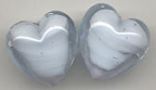Alabaster Hearts, 21mm, Alexandrite; Was $2.85, Now $2.14
